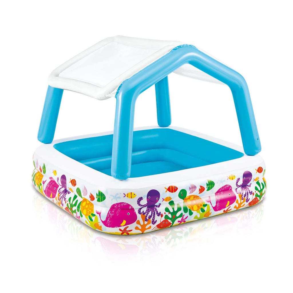 Intex Inflatable Ocean Scene Sun Shade Kids Swimming Pool