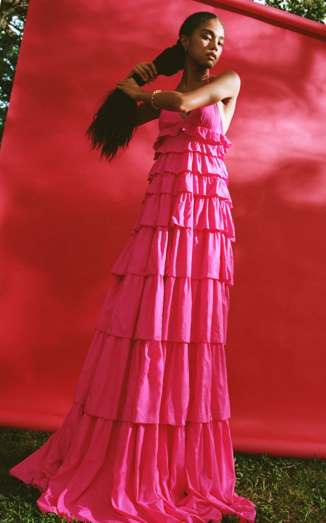 A Ruffled Dress: Staud Rylie Tiered Nylon Maxi Dress