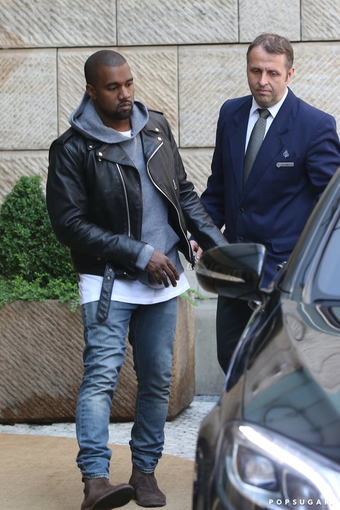Kim and Kanye Attend a Wedding in Prague During Honeymoon