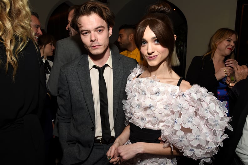 Charlie Heaton and Natalia Dyer at EW's 2020 SAG Awards Preparty