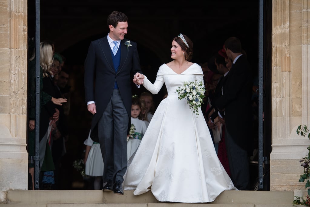 Princess Eugenie Jack Brooksbank Wedding Outfit Exhibition