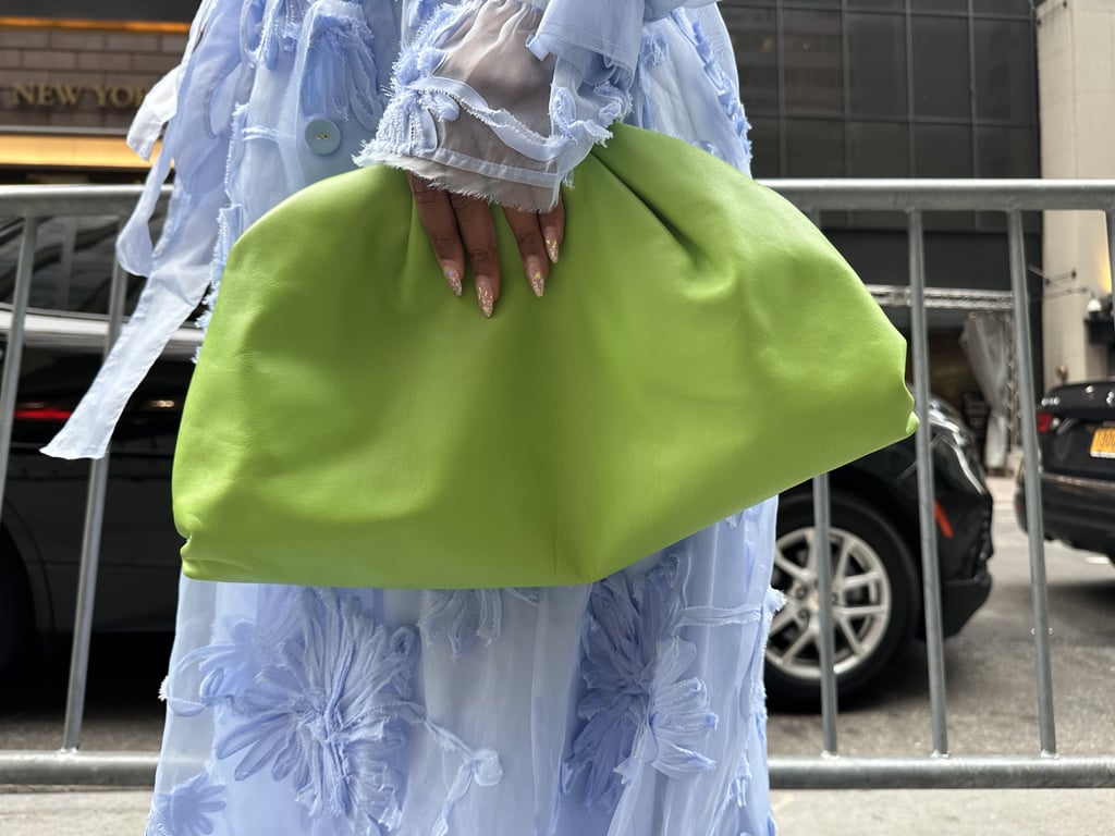 New York Fashion Week Street Style Spring 2024 Trend: Sheer
