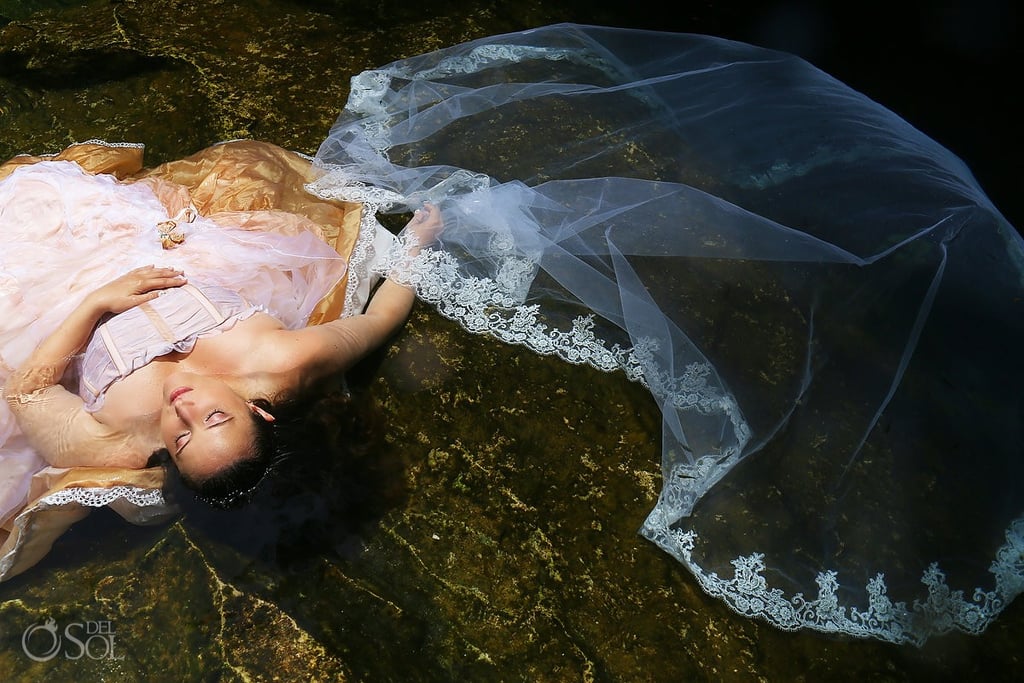 Healing Underwater Trash the Dress Photos