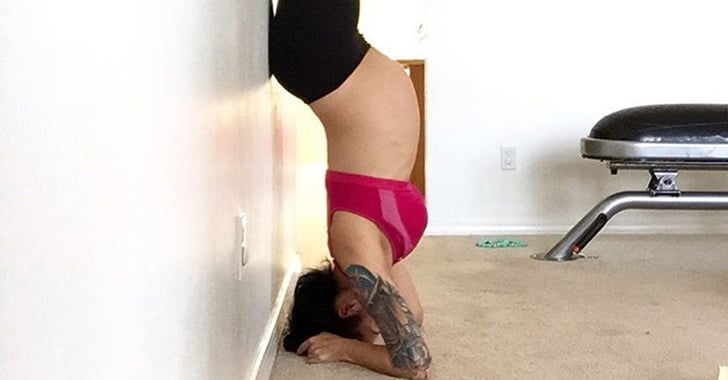 Fit Pregnant Woman On Instagram Popsugar Moms