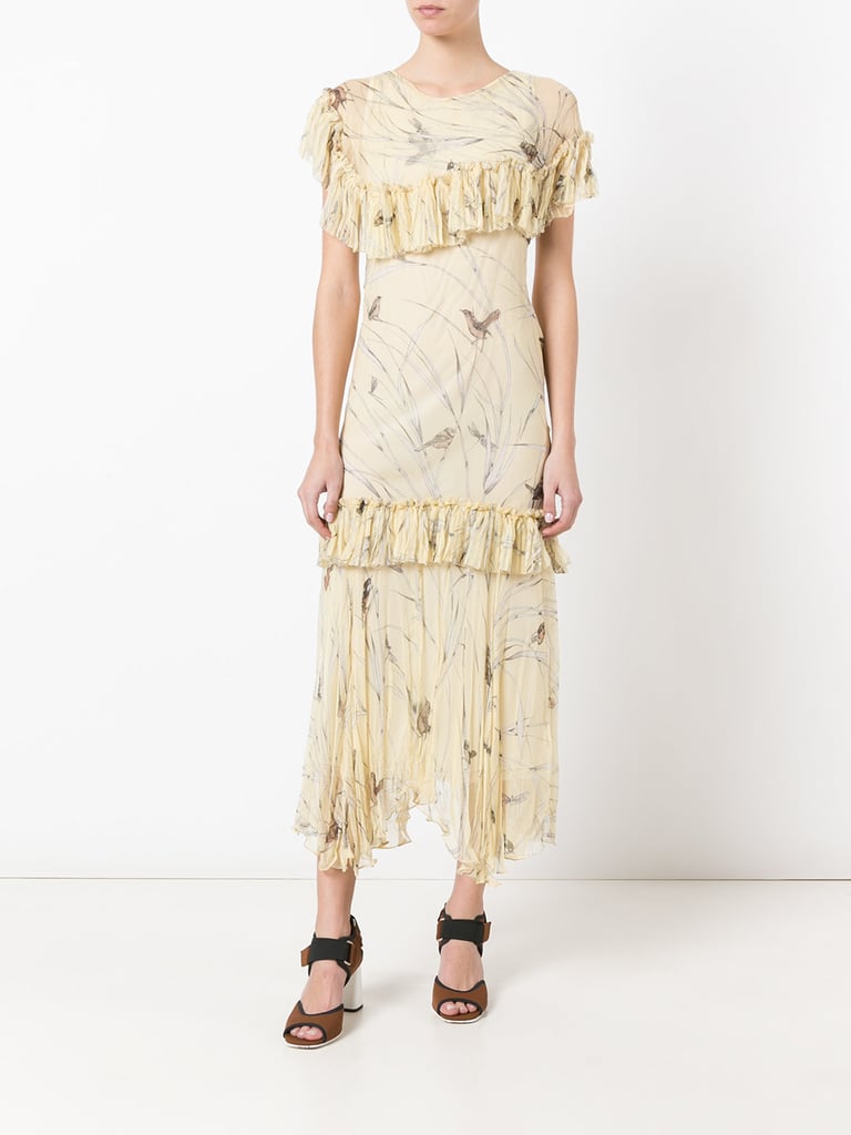 Marni Ruffle Printed Dress