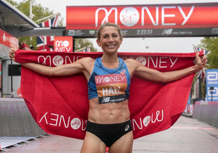 Sara Hall's Final Sprint to 2nd at the 2020 London Marathon POPSUGAR