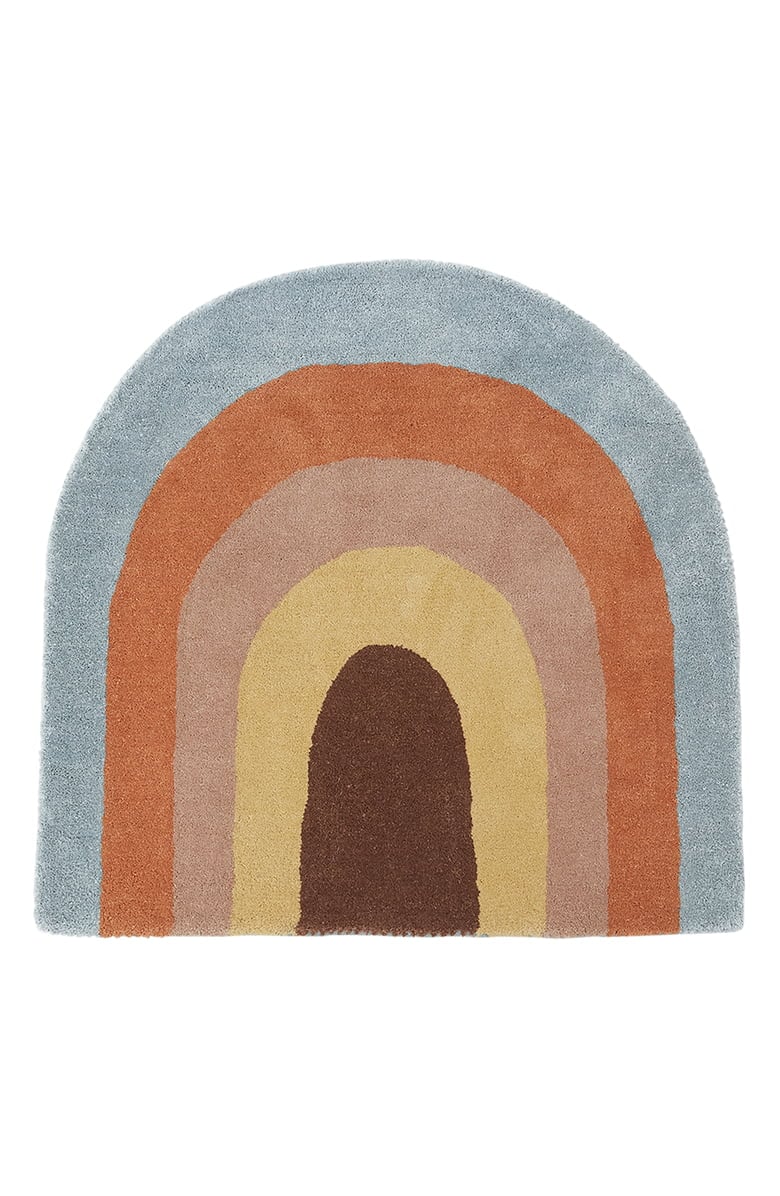 OYOY Rainbow Wool & Cotton Rug