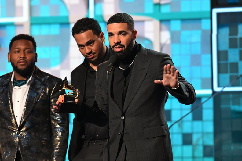 Photos of Drake Accepting His Award at the Grammys