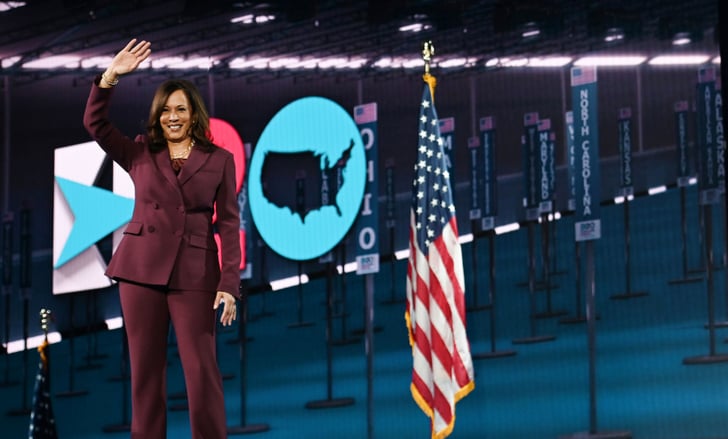 The Meaning Behind Kamala Harris's Plum Pantsuit at the ...