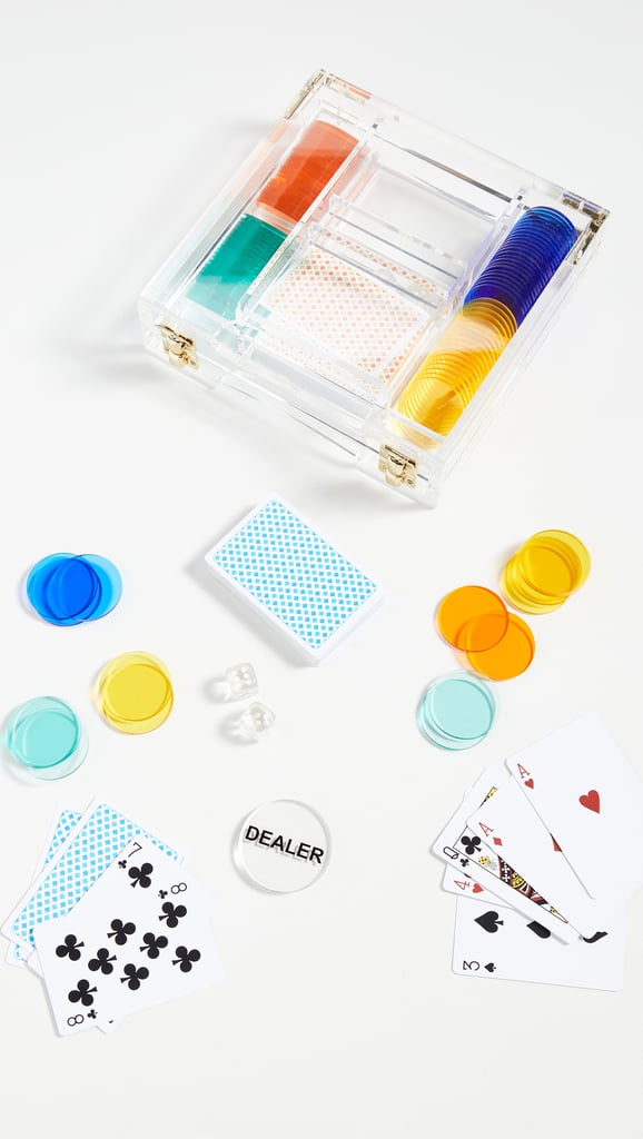 A Game For the Whole Family: SunnyLife Lucite Poker Set