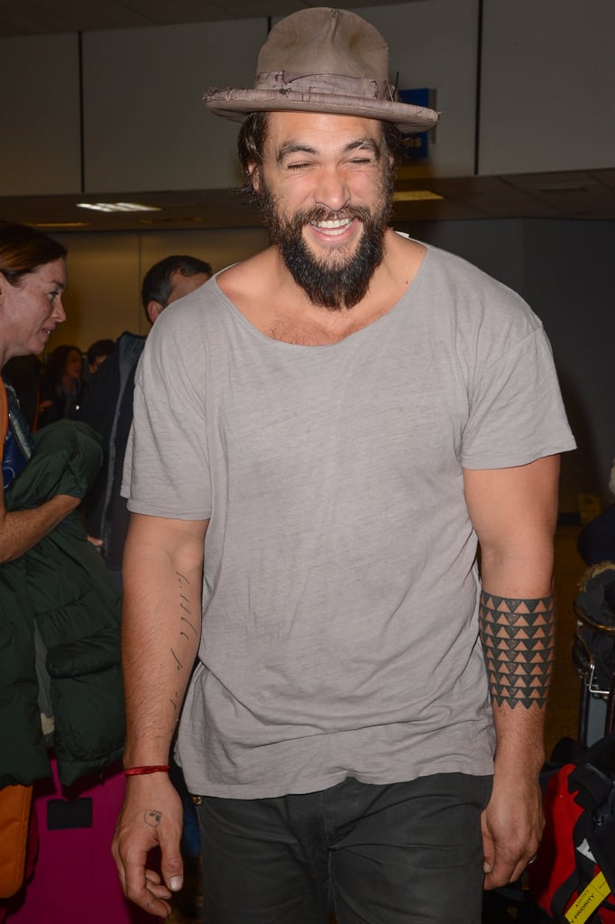 Pictures and GIFs of Jason Momoa Laughing