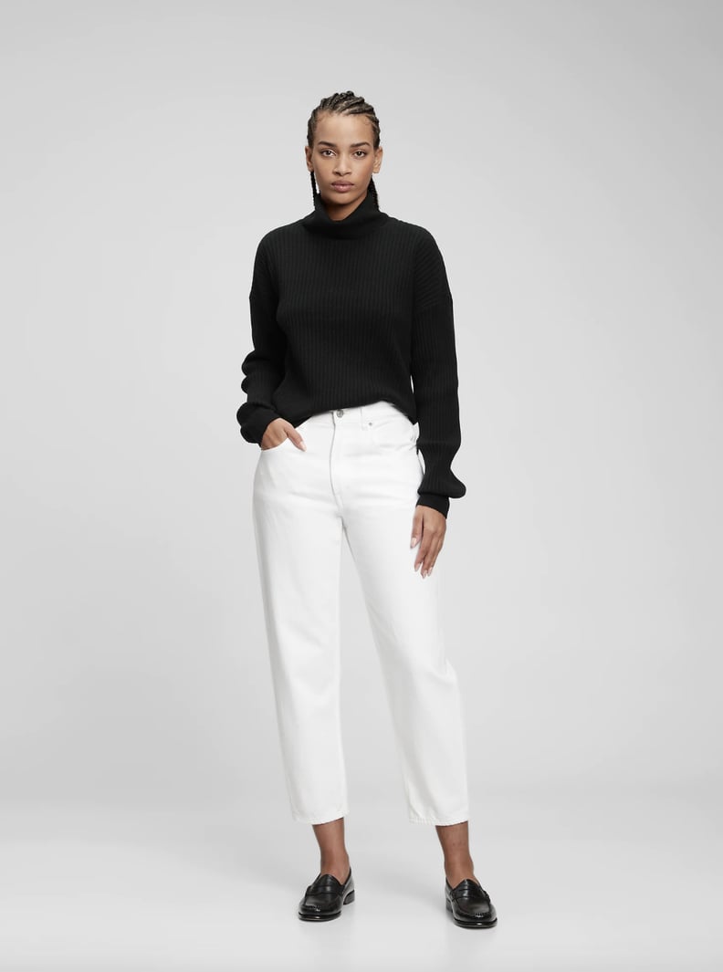 Turtleneck Sweater and Velvet Pants