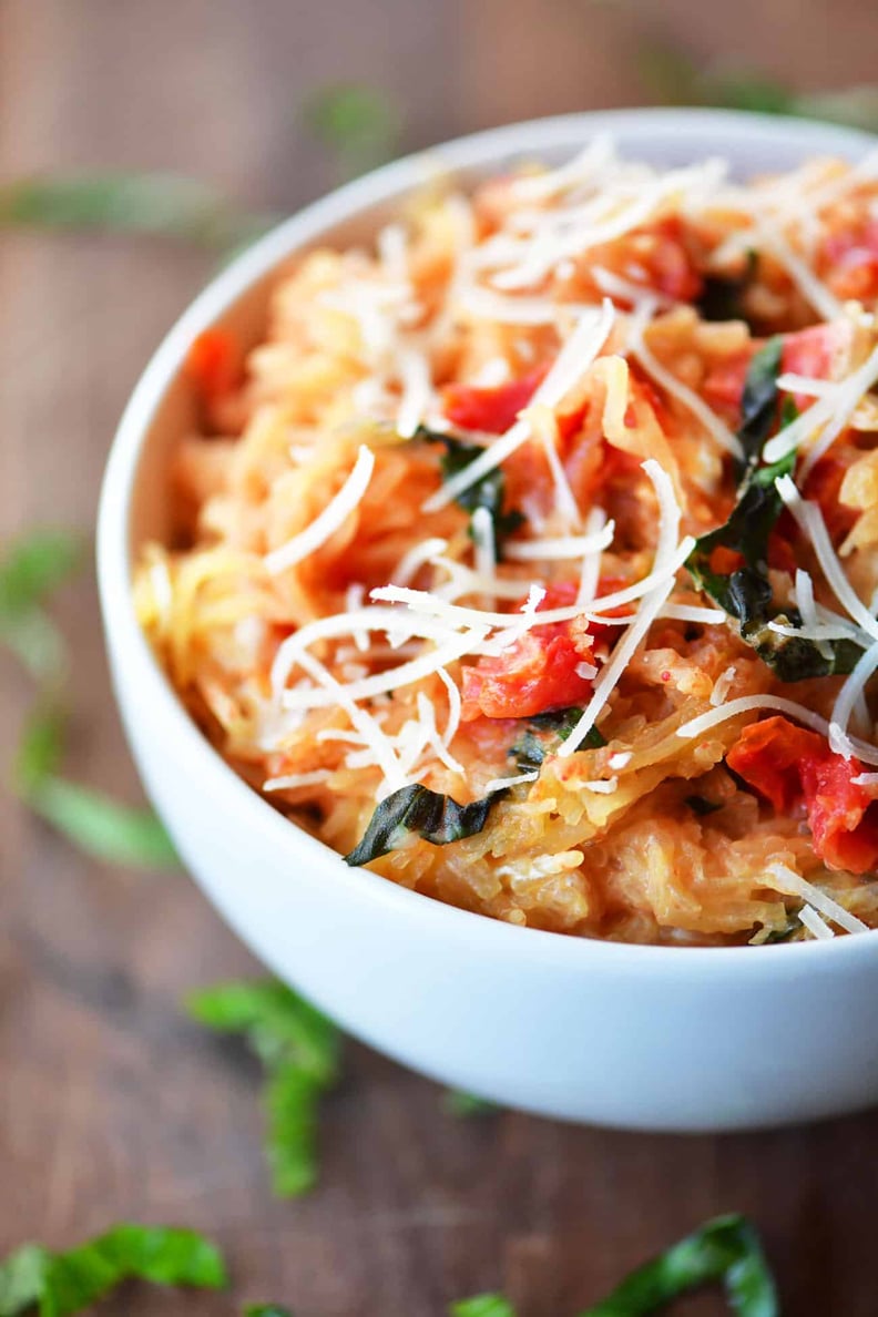 Tomato Basil Spaghetti Squash