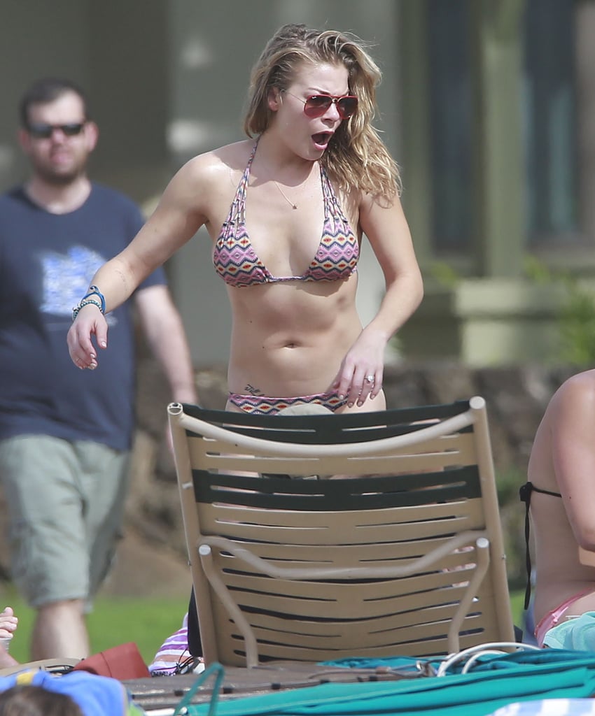 LeAnn Rimes in a Bikini With Eddie Cibrian in Hawaii