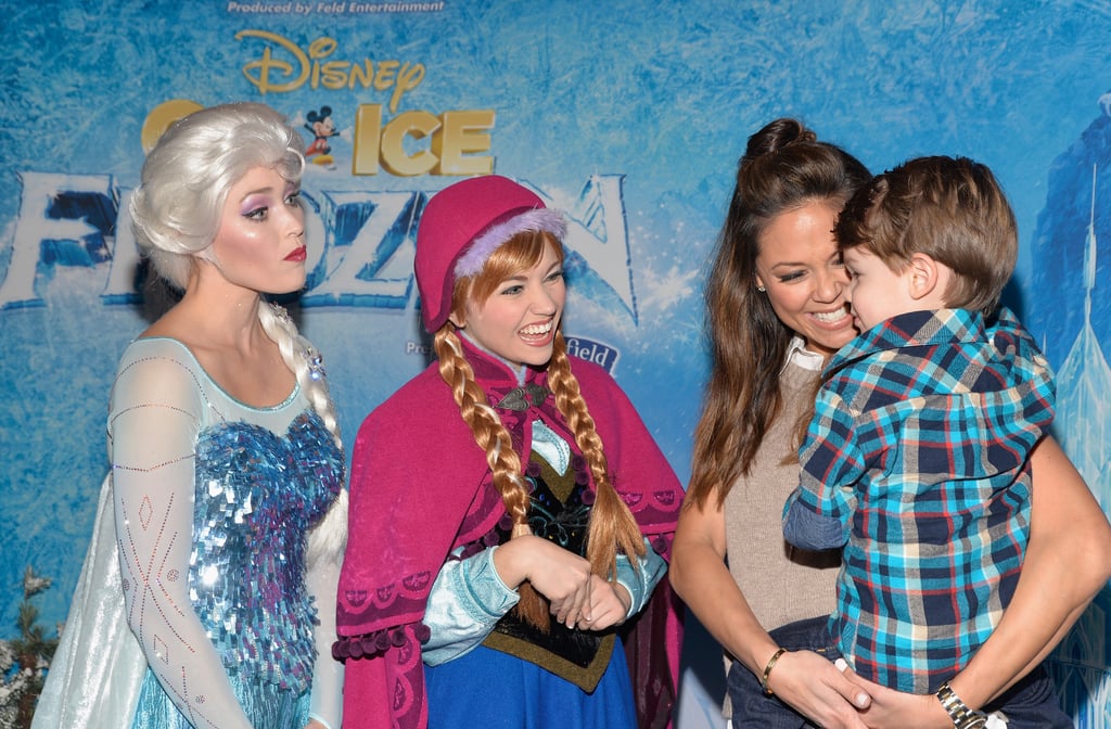 Vanessa Lachey and Son at Frozen on Ice December 2015