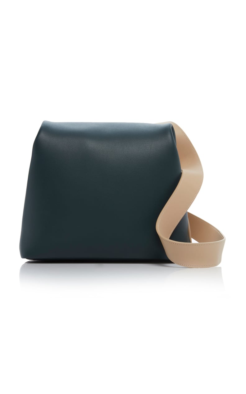 Osoi Brot Two-Tone Leather Shoulder Bag