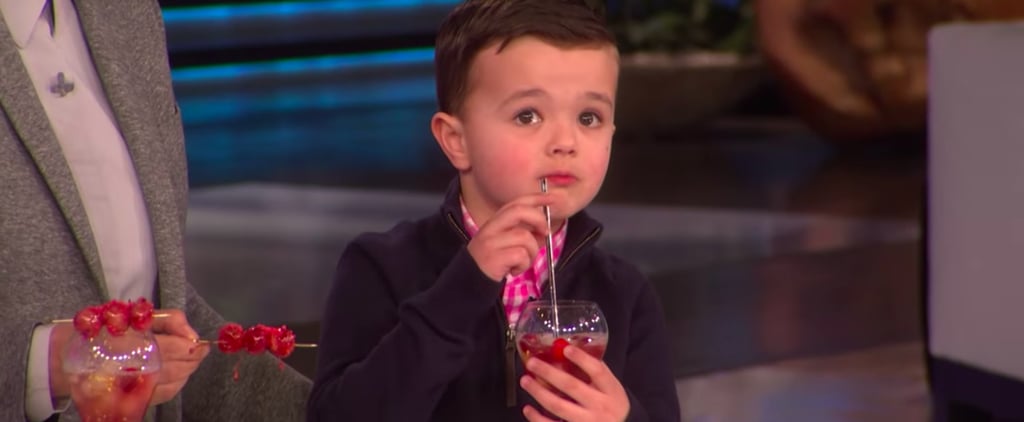 The 6-Year-Old "Shirley Temple King" Didn't Hold Back During His Taste Tests With Ellen