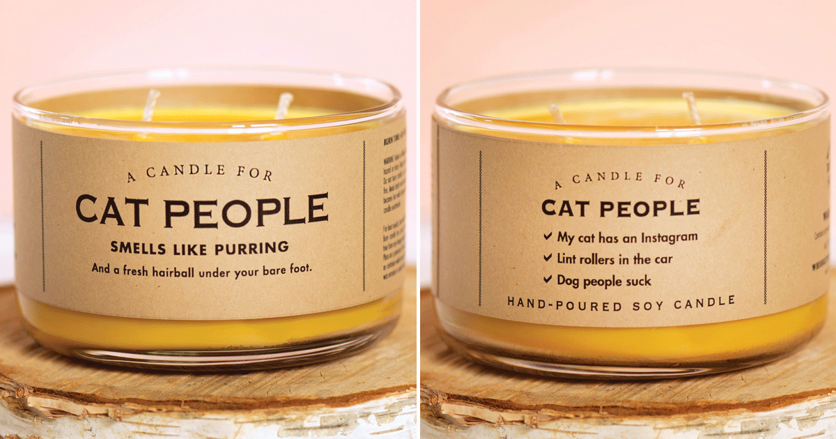 This Cat People Candle Is Perfect For Friends of Felines POPSUGAR Pets