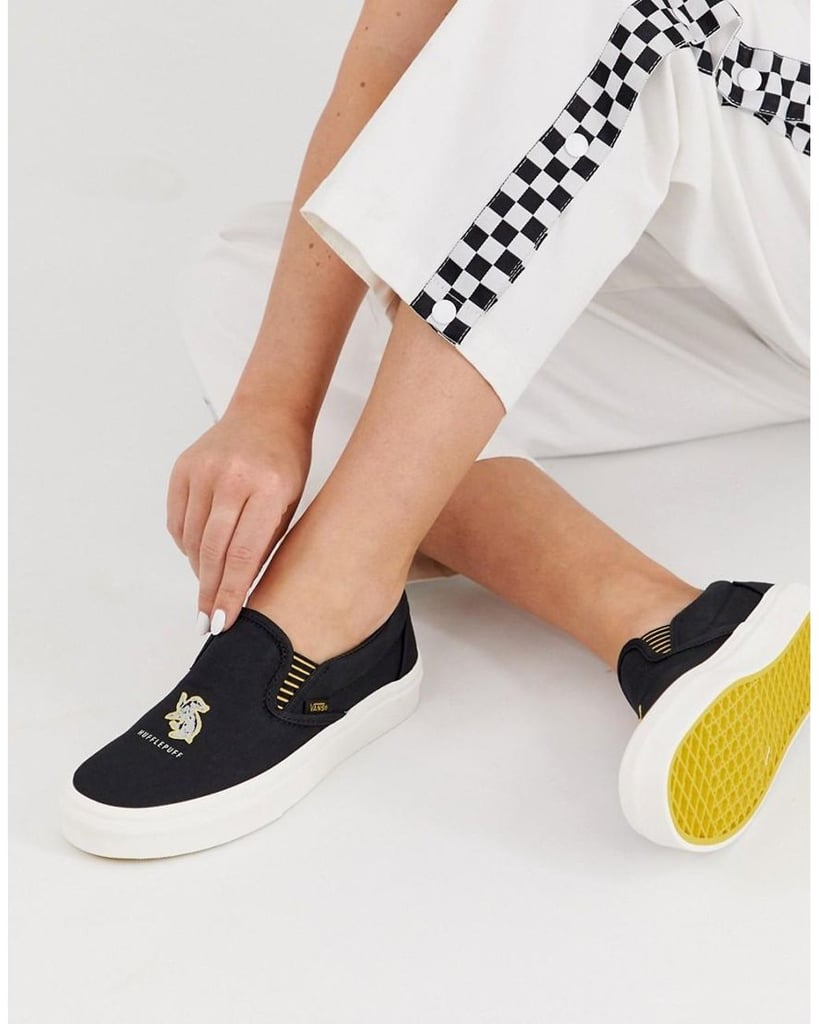 Vans X Harry Potter Hufflepuff Slip-On Sneakers | Accio Credit Card! These Harry Potter Gifts Are Worth All Our Galleons | POPSUGAR 2