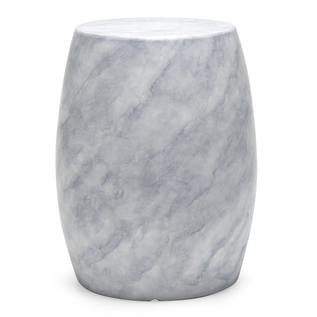 Modrn Retro Glam Round Faux Marble Outdoor Garden Stool Best