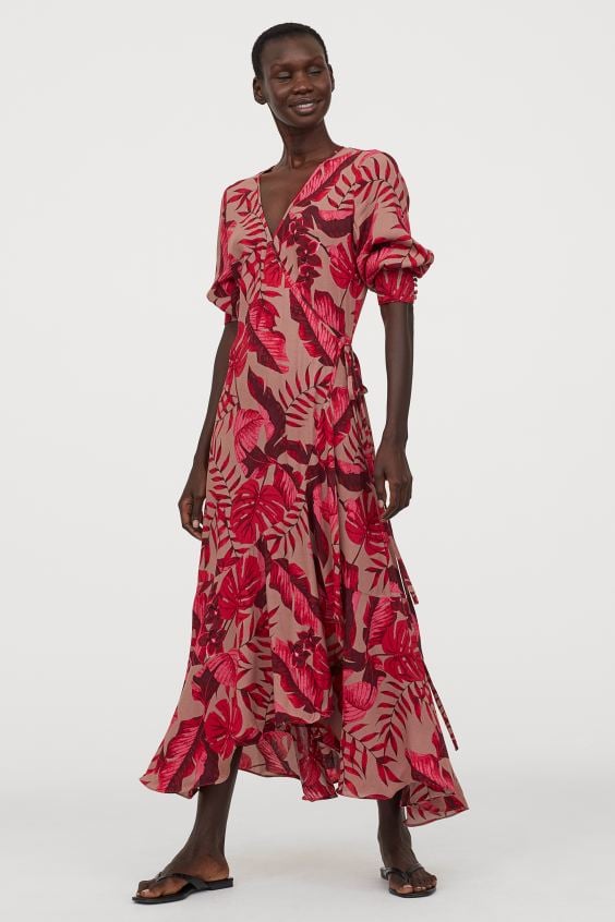 H & sale m wrap dress