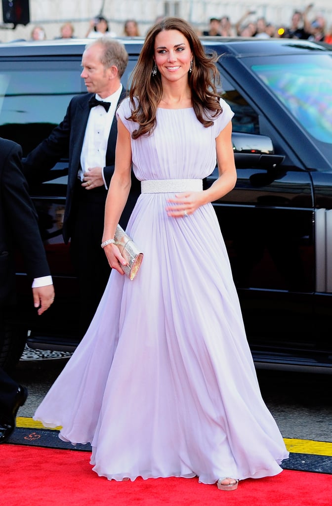Princess Diana and Kate Middleton Fashion: Pastel Gown