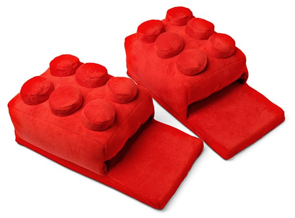 Building Brick Slippers