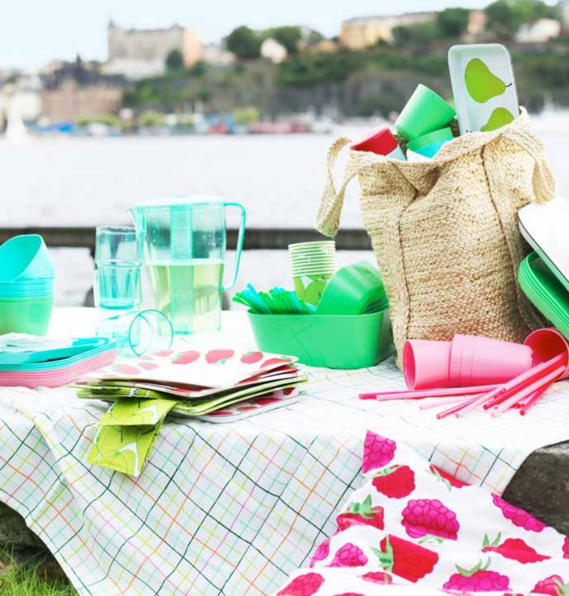 Plastic serving ware gets a colorful Summer makeover in the dishwasher- and microwave-safe Sommar 2015 series (plates from $3 for a four-pack).