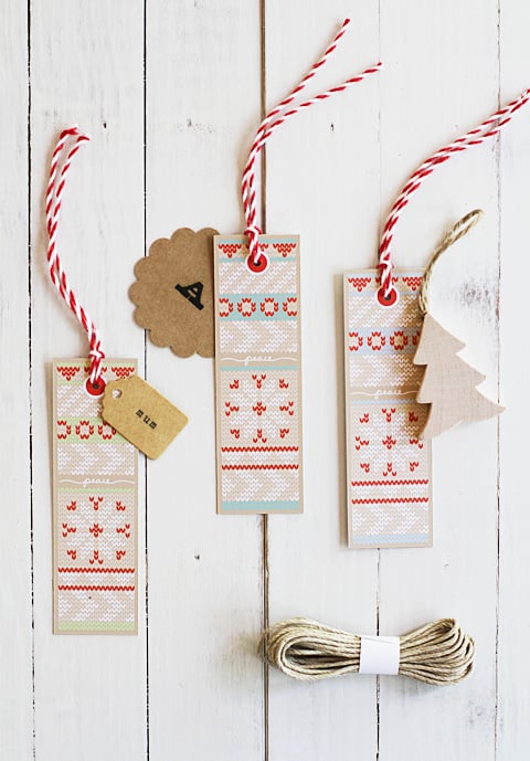 Holiday Knit Gift Tags