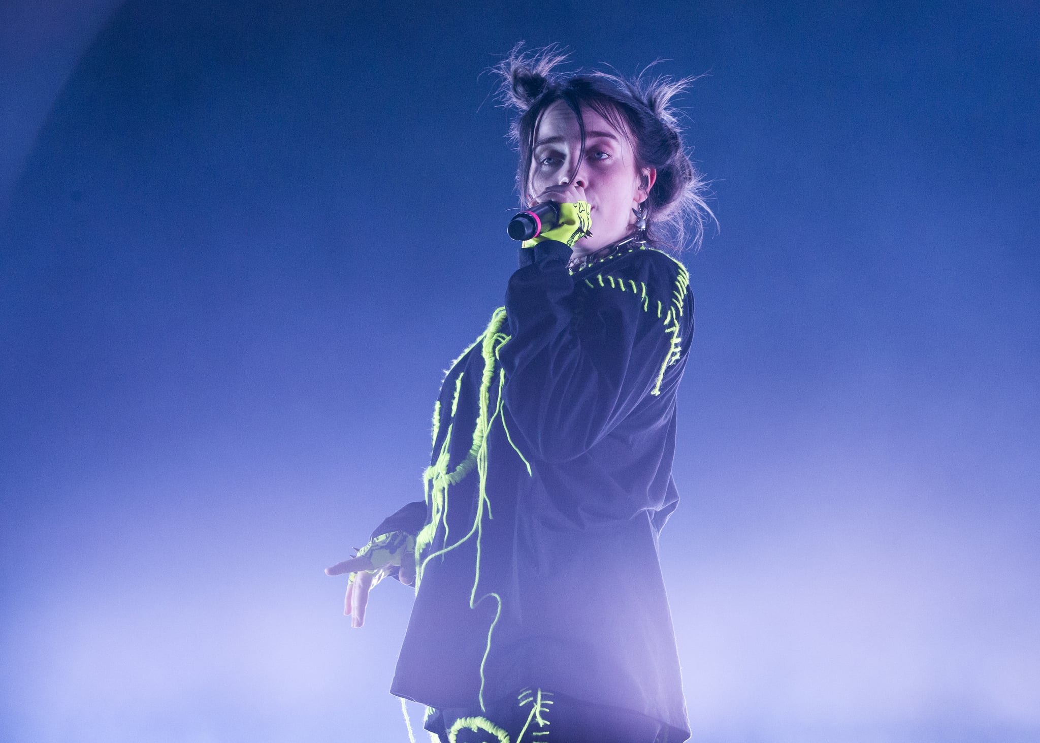 PERTH, AUSTRALIA - MAY 10: Billie Eilish performs on stage at the Fremantle Arts Centre on May 10, 2019 in Perth, Australia. (Photo by Matt Jelonek/WireImage)