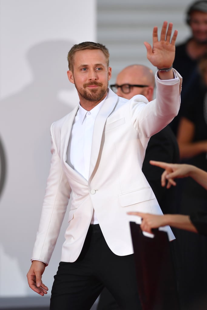 Ryan Gosling Promoting First Man Pictures