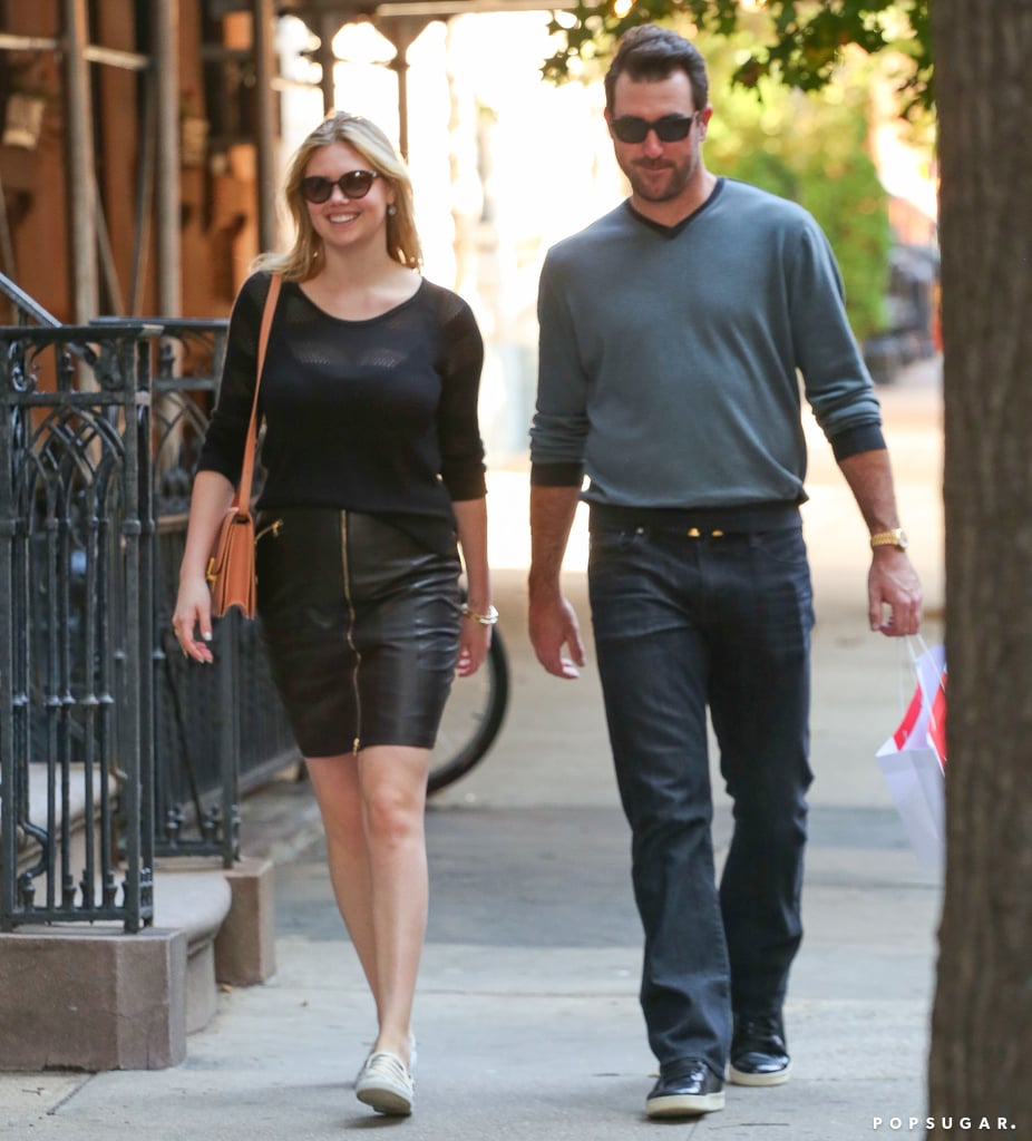 On Sunday, Kate Upton explored NYC with boyfriend, baseball player Justin Verlander.