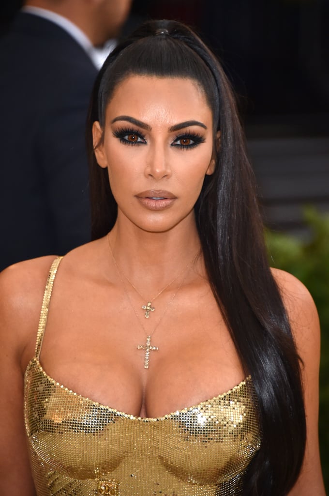 Kim Kardashian's Smoky Eyes in 2018