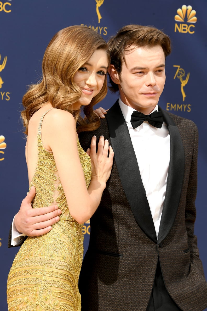 September 2018: Natalia Dyer and Charlie Heaton Hit the Emmys Red Carpet