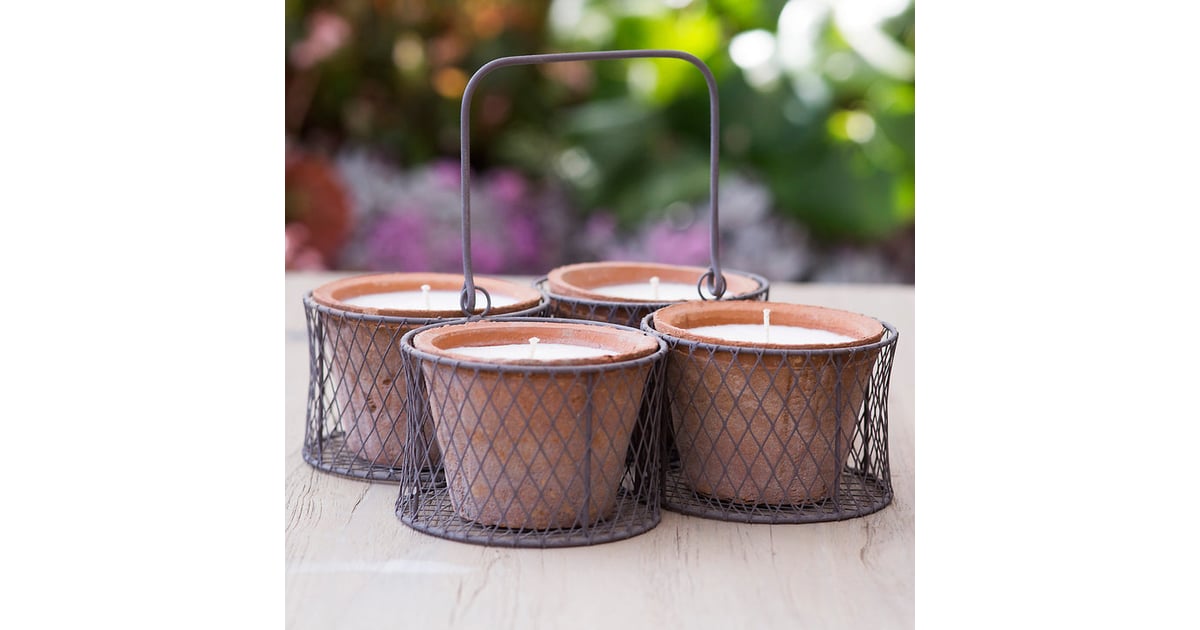 Bamboo Citronella Candles Set (68) MosquitoRepelling Candles