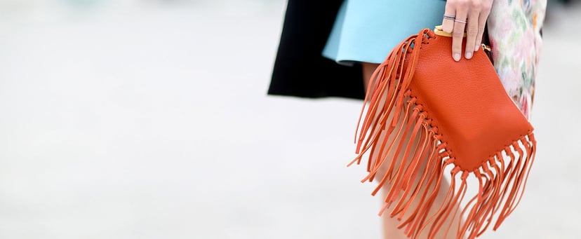 Fringe valentino clutch cheap bag