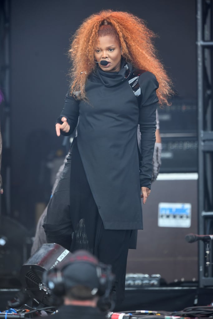 珍妮·杰克逊2019年6月在格拉斯顿伯里音乐节
