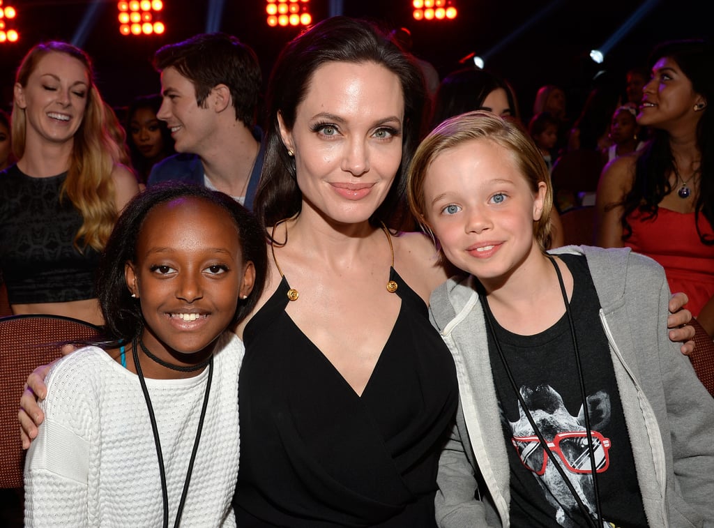 Angelina Jolie With Shiloh and Zahara at Kids' Choice Awards