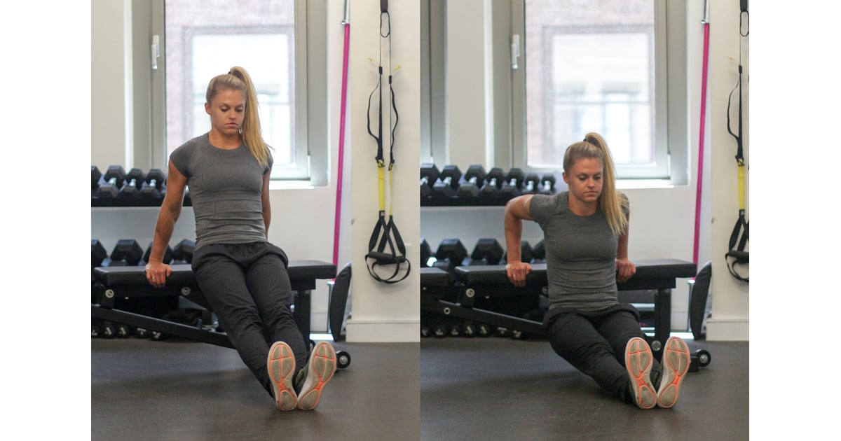 Circuit Three Tricep Dips Basic Shoulder Workout POPSUGAR Fitness