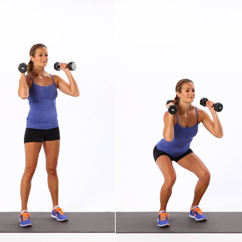 Weighted Squat Variations POPSUGAR Fitness