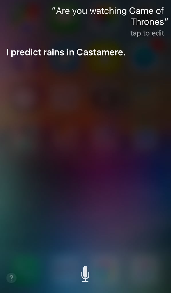 Siri, how could you?!