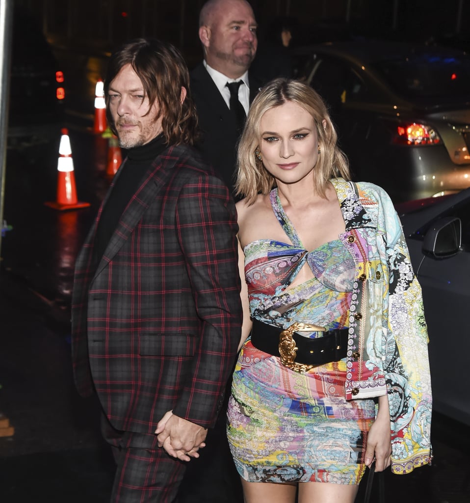 Diane Kruger and Norman Reedus at Versace Fashion Show 2018