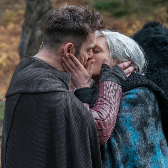 Vikings Lagertha and Heahmund Kissing Photos