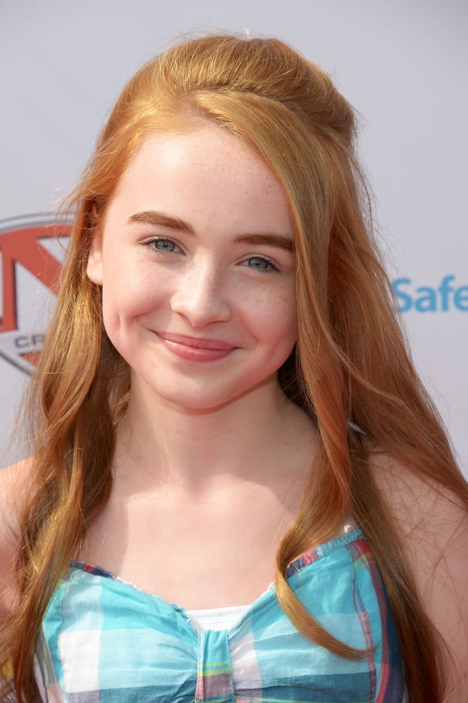 Sabrina Carpenter With Red Hair in 2012