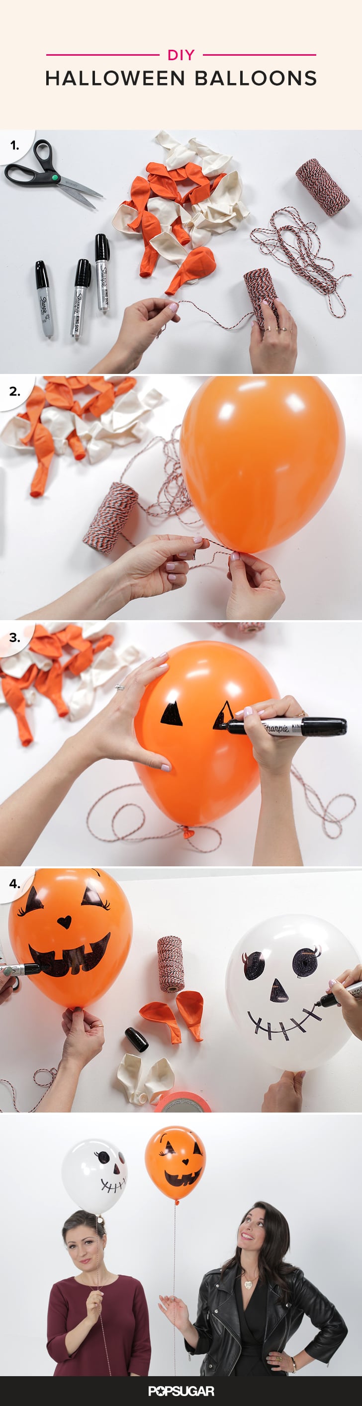DIY Halloween Balloons POPSUGAR Smart Living