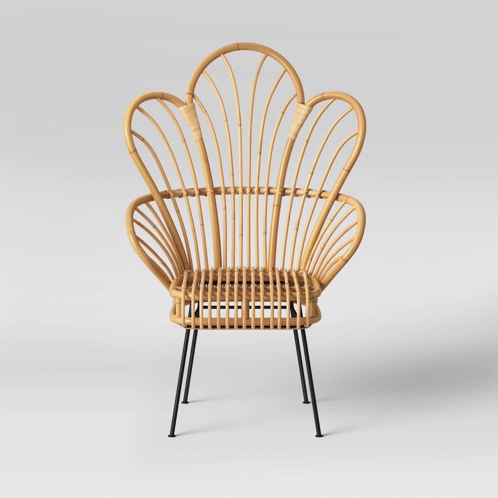 Get the Look: Avocet Rattan Fan-Back Accent Chair