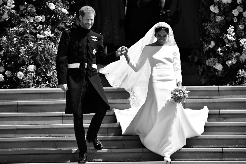 Prince Harry and Meghan Markle Black and White Photos