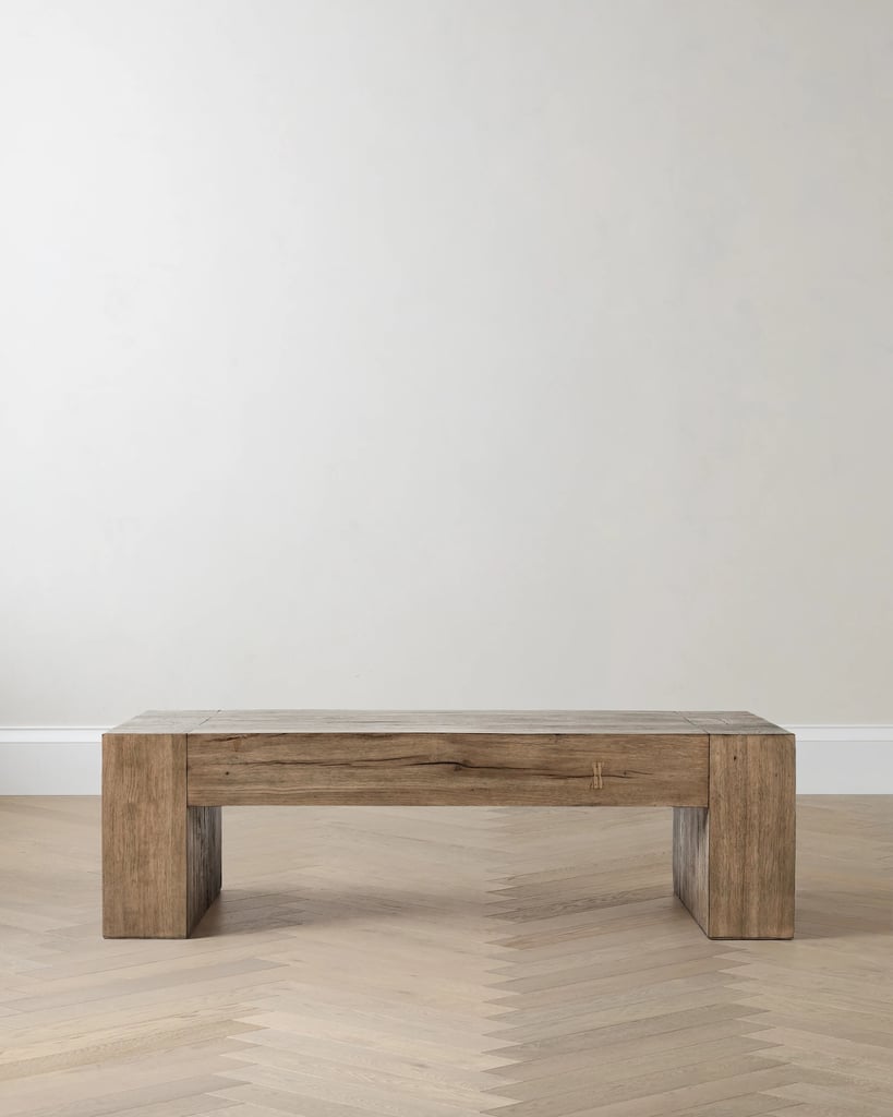 Quince Reclaimed Oak Waterfall Coffee Table