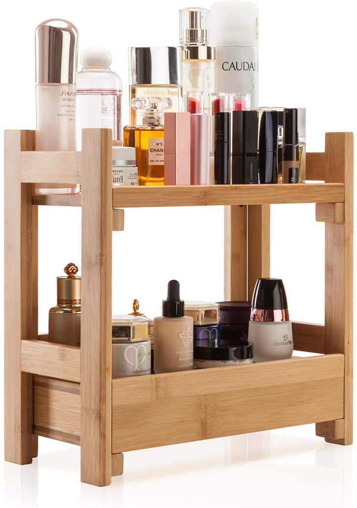 The Gobam Organiser Cosmetic Storage Holder (46) has a naturalwood