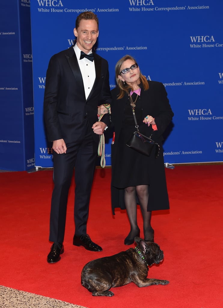 Carrie Fisher at the White House Correspondents' Dinner 2016